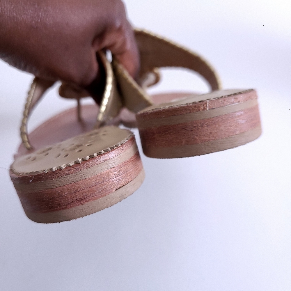 Jack Rogers 1960 Hampton Thong Navajo Flat Sandal - Picture 5 of 8
